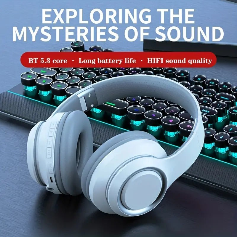 Wireless Bluetooth Headphones with Creative Bass Effect