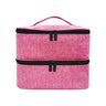 Portable Nail Polish Organizer with Dual Compartments
