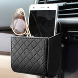 Automotive Supply Storage Bag with Air Vent and Leather Box