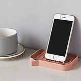 Silicone Soap Holder and Drain Storage Rack Organizer