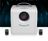 Q2 Mini Projector for Home Theater, 1080P HD