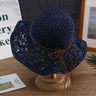 Handmade Crochet Straw Hat - Fashionable Accessory