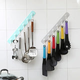 360° Rotating Kitchen Storage Rack with 6 Hooks