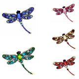 Vintage Dragonfly Brooch Scarf Clip Fashion Accessory