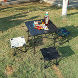 Outdoor Folding Table and Chair Set for Camping