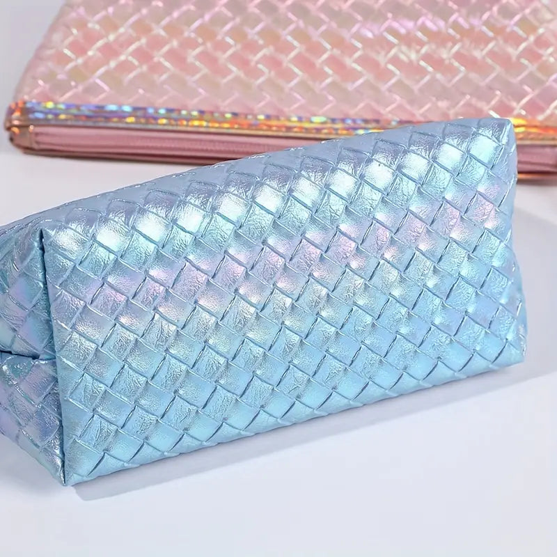 3D Hexagonal Bright Color Makeup Organizer Bag