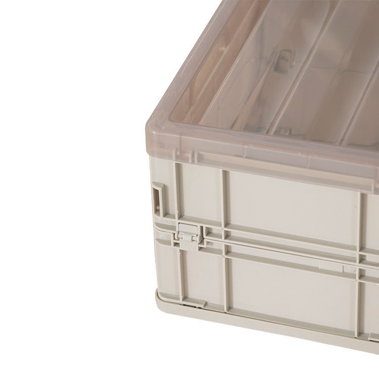 Foldable Plastic Desktop Storage Box - Multi-Functional