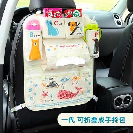 Creative Cartoon Car Seat Back Storage Organizer Bag