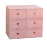 6-Pack Thick Transparent Drawer Shoe Storage Boxes