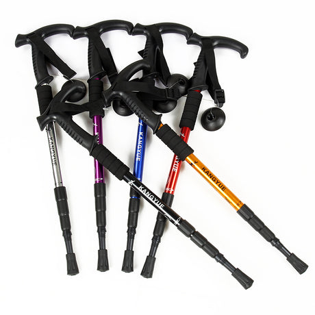 Outdoor Folding Ultra-Light Trekking Poles for Hiking