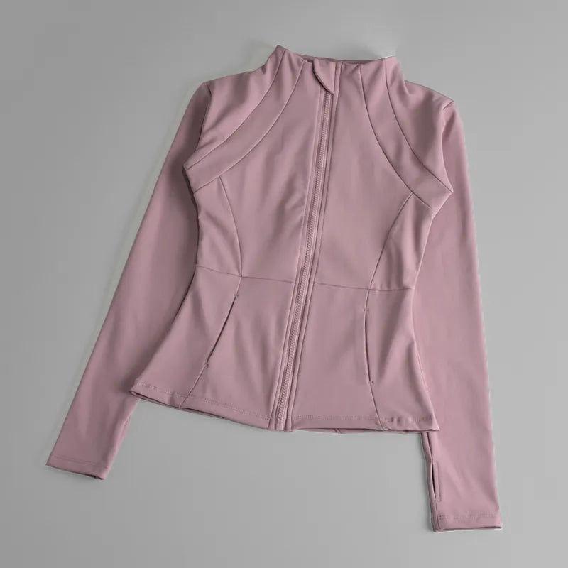 Long Sleeve Slim-Fit Fitness Jacket
