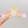 Large Transparent Tulip Flower Hair Clip