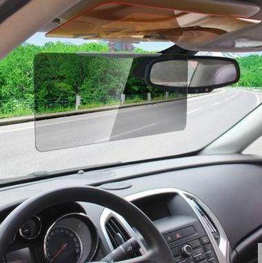 Car Anti-Glare Mirror and Sunshade Visor