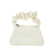 Portable Leather Cosmetic Bag with Handle - Travel Organizer
