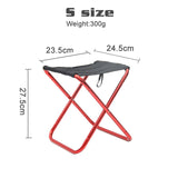 Ultralight Portable Aluminium Folding Camping Stool