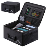HIMAL HIMAL Golf Trunk Organizer -Collapsible & Foldable Golf Travel Storage，Waterproof Car Golf Bag with Independent Ventilation Compartment for 1 Pair Shoes