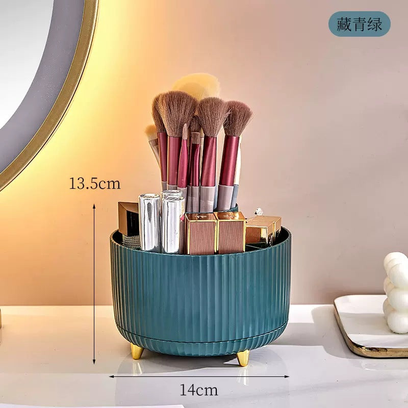 Rotating Large Capacity Luxury Desk Organizer Box