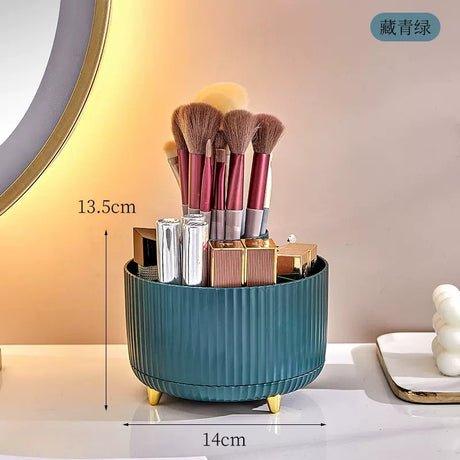 Rotating Large Capacity Luxury Desk Organizer Box