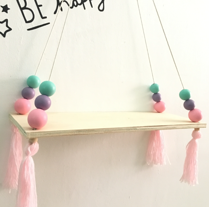 Nordic Style Wooden Macaron Bead Storage Board