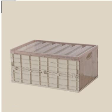 Foldable Plastic Desktop Storage Box - Multi-Functional