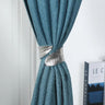 Leaf Shaped Metal Curtain Tieback and Accessories
