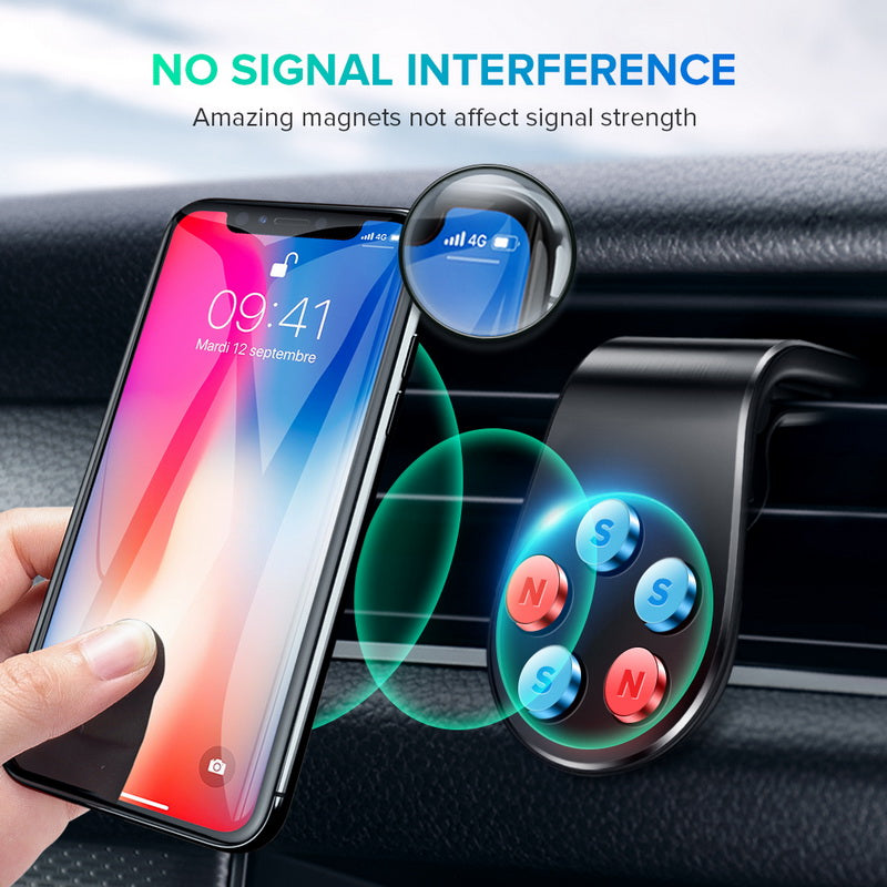 Magnetic Phone Holder with Suction Cup for Car
