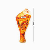 Plush Pet Toy - Realistic Vegetable Drumstick for Dogs