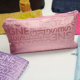 Cute Portable Letter Graphic Makeup Bag Organizer