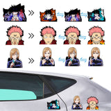 3D Anime Stickers Car Stickers Waterproof Car Decals Japanese Manga Motion Sticker for Automotive Computer Laptop Skateboard Wall Decor Cool Stickers Kids Anime Gifts