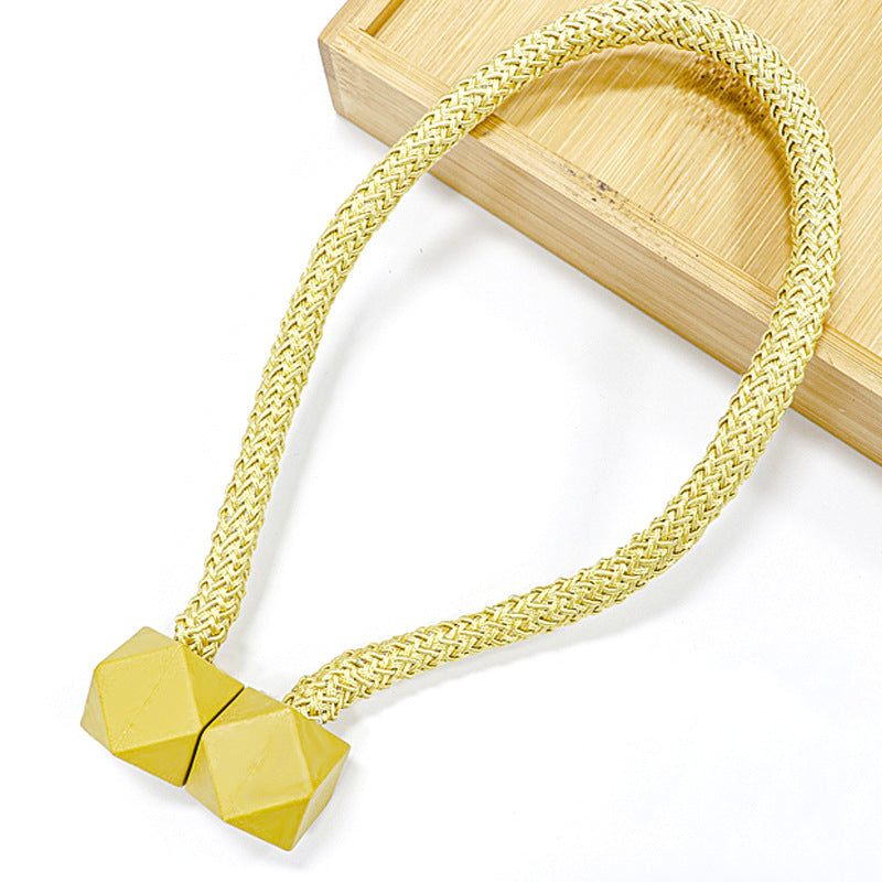 Magnetic Buckle Creative Cube Curtain Strap Accessories