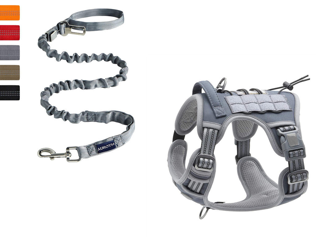 Tactical Reflective Pet Traction Rope for Outdoor Training
