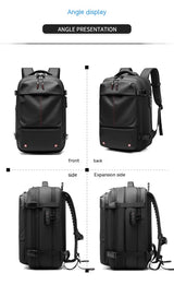 Multifunction Vacuum Compression Travel Backpack