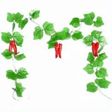 2 Pieces Fake Plastic Grapes Vines for Home Decor