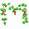 2 Pieces Fake Plastic Grapes Vines for Home Decor