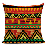 Bohemian Car Seat Cushion and Linen Pillow Cover
