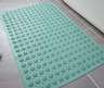 Square Non-Slip Bathroom Mat for Shower and Bath
