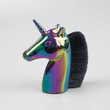 Unicorn Makeup Brushes Set - Rose Gold Powder Brush