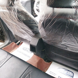 Transparent Disposable Car Steering Wheel & Seat Covers Set