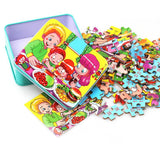 80-Piece Wooden Puzzle Set - Cartoon Educational Toy