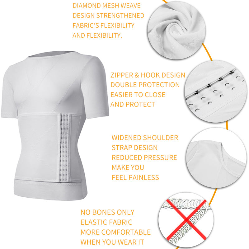 Men's Compression Shirts Body Shaper Tummy Slimming
