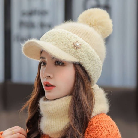 Korean Fashion Windproof Wool Outdoor Hat