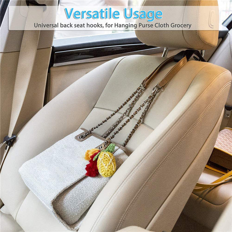 Car Headrest Hooks - Portable Organizer for Handbags