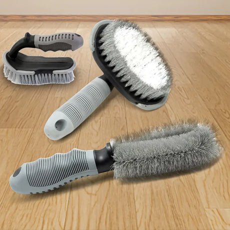 1pc Car Wheel and Rim Cleaning Brush - 9.8in