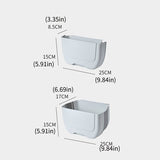 Wall-Mounted Kitchen Trash Can and Storage Bin (1pc)