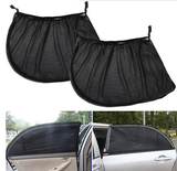 Black Mesh Side Window Sunshade Curtain