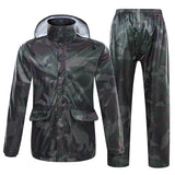 Camouflage Raincoat Set for Outdoor Activities