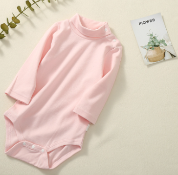 Cotton Long Sleeve Baby Onesie for Fall/Winter