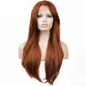 Synthetic Long Curly Hair with Front Lace