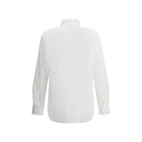 Finamore White Cotton Dress Shirt