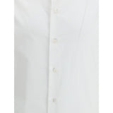 Finamore White Cotton Dress Shirt
